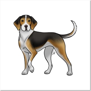 Dog - Treeing Walker Coonhound - Tri Color Posters and Art